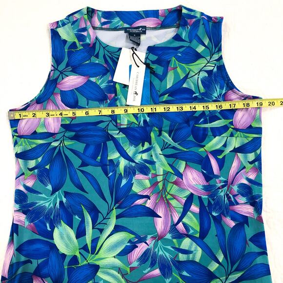 Caribbean Joe Tropical Tunic Dress - Picture 7 of 10